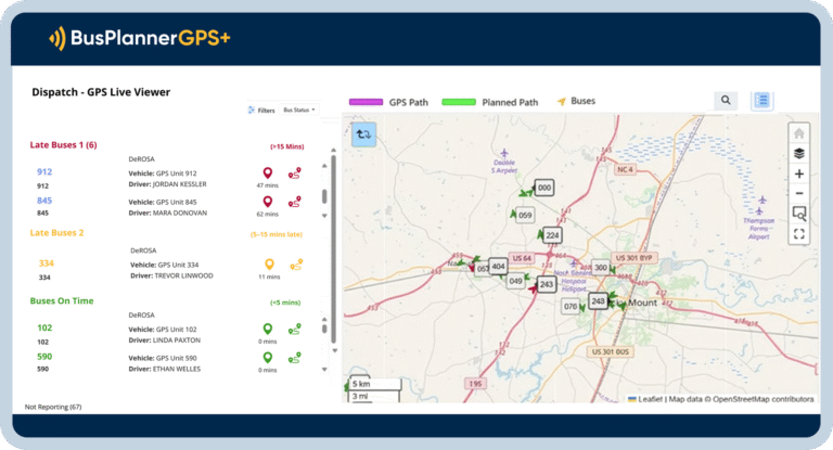 School Bus Tracking & Analytics Software – BusPlanner